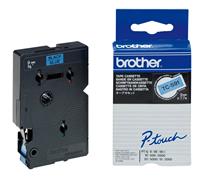 Brother P-Touch Schriftband TC-591 schwarz auf blau 9mm x 7,7m