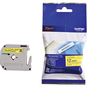 brother M-Tape M-K631 Schriftbandkassette, Bandbreite: 12mm