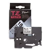 Brother TZe-FX241 flexi ID tape zwart op wit 18mm x 8m (origineel)