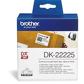 Brother DK-22225 continue papiertape wit 38mm x 30,48m (origineel)