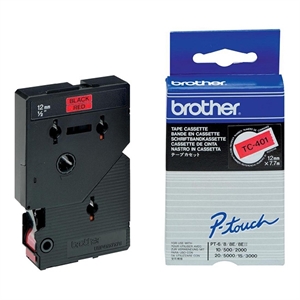 brother TC-Tape TC-401 Schriftbandkassette, Bandbreite: 12mm