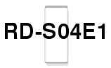 Brother RD-S04E1 voorgestanste labels 76mm x 26mm (origineel)