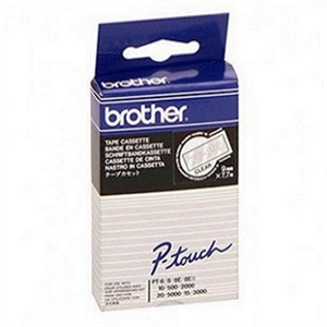 Brother TC-195 tape wit op transparant 9mm x 7,7m (origineel)