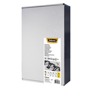 Fellowes draadruggen, doos van 100 stuks, 14 mm, zwart