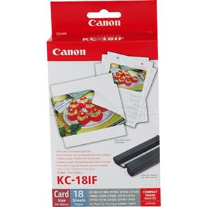 Canon KC-18 IF Scheckkartengröße Sticker (18 Blatt Fullsize)