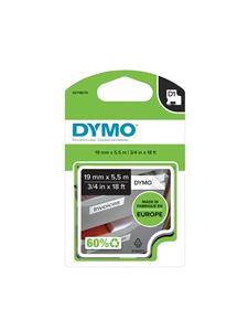 DYMO S0718070 / 16960 tape zwart op wit 19mm (origineel)