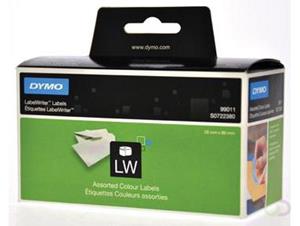 DYMO LabelWriter-Adress-Etiketten, 89 x 28 mm, farbig