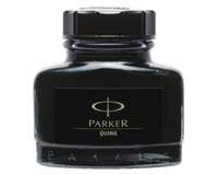 parker Vulpeninkt  Quink permanent 57ml zwart