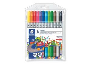 Staedtler viltstift Noris Club, ophangbare etui met 12 stuks