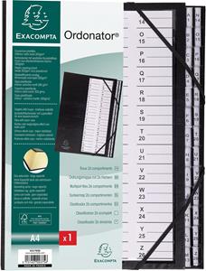 EXACOMPTA Ordnungsmappe Ordonator, 26 Fächer, schwarz