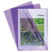 Insteekmap L-map glad PVC 13/100e A4 Pak van 100 Exacompta