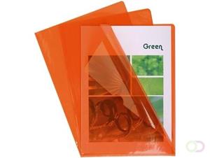 Insteekmap L-map glad PVC 13/100e A4 Pak van 100 Exacompta