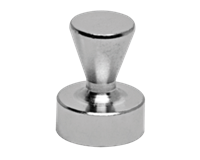MAUL Neodym-Kegelmagnete, Durchmesser: 12 mm, nickel
