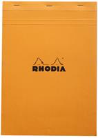 RHODIA Notizblock No. 18, DIN A4, kariert, orange