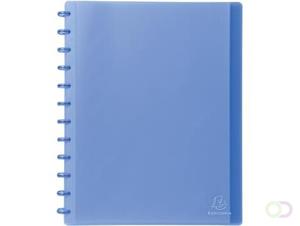 EXACOMPTA Sichtbuch DIN A4, 30 Hüllen, blau-transluzent