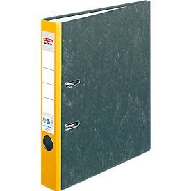 herlitz ordner maX.file nature, A4, rugbreedte 50 mm, geel