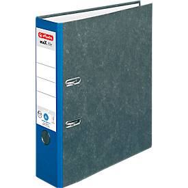 herlitz Ordner maX.file nature, Rückenbreite: 80 mm, blauer