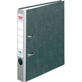 herlitz ordner maX.file nature, A4, rugbreedte 50 mm, grijs