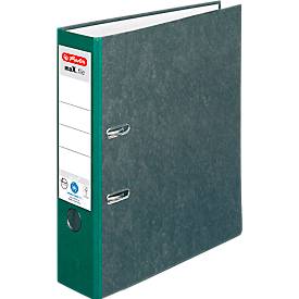 herlitz ordner maX.file nature, A4, rugbreedte 80 mm, groen