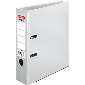 herlitz Ordner maX.file protect, Rückenbreite: 80 mm, weiß