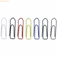 Alco Paperclips, 26 mm, in kleur gelakt,  500 st.