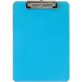 MAUL Klemmbrett MAULneon, DIN A4, transparent-blau