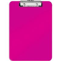 LEITZ Klemmbrett WOW, DIN A4, Polystyrol, pink-metallic