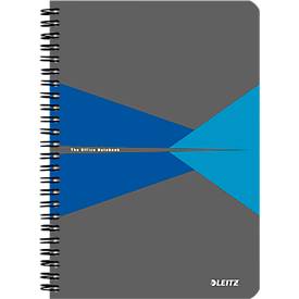 LEITZÂ® Office notitieboek A5, spiraalgebonden met PP kaft, geruit