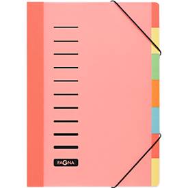 PAGNA Ordnungsmappe DESKORGANIZER Lucy Colors, transparent