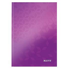 Leitz Notizbuch WOW A5 violett 155x217x14 kariert