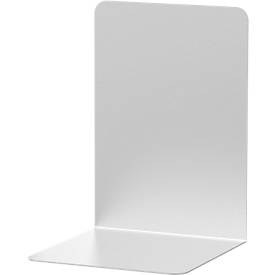 Boekensteun MAUL aluminium 12x12x17.5cm set 2 zilver