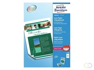 AVERY Avery Zweckform Colour Laser Foto-Papier, A4, 120 g/qm