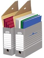 ELBA tric Archiv-Schachtel, Breite 95 mm, für A4, grau/weiß