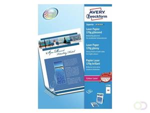 AVERY Avery Zweckform Colour Laser Foto-Papier, A4, 170 g/qm