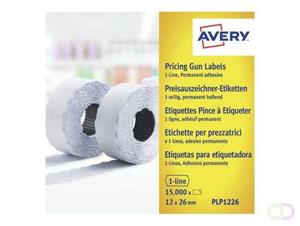 Avery Zweckform prijstangetiketten  permanent 26x12mm wit 10 rol in doos