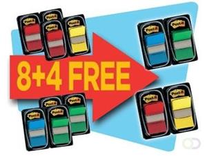3M Index Standaard voordeelpak 8+4 GRATIS, geassorteerde kleuren