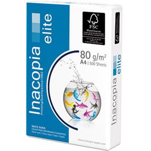 inacopia elite A4 Printpapier DIN A4 80 g/m² 500 vellen Wit