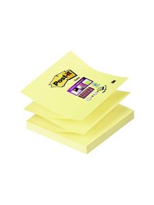 Post-it Super Sticky Z-Notes, ft 76 x 76 mm, geel, blok van 90 vel