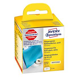 AVERY Avery Zweckform Rollenetiketten, 50 x 12 mm, weiß