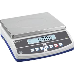 kern Tischwaage Wägebereich (max.) 6kg Ablesbarkeit 1 g, 2g netzbetrieben, akkubetrieben Silber
