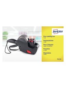 Avery Zweckform Avery-Zweckform Prijsapparaat PL2/18 Aantal drukregels: 2 Zwart
