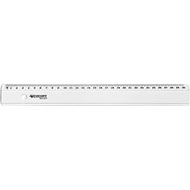 WESTCOTT Flachlineal, aus Kunststoff, Länge: 300 mm