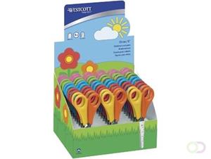 Westcott kinderschaar, display met 30 stuks in geassorteerde kleuren