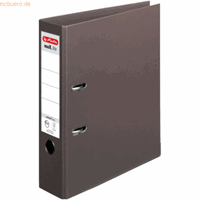 herlitz Ordner maX.file protect plus, Rückenbr.: 80mm, braun