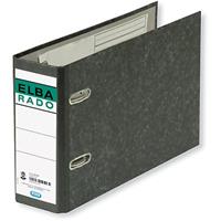 Elba Ordner A5-quer 75mm schwarz
