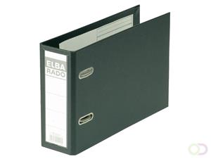 Elba Rado Plast ordner voor ft A5 dwars, zwart, rug van 7,5 cm