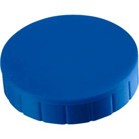 Maul magneet MAULsolid, diameter 38 x 15,5 mm, blauw, doos met 10 stuks