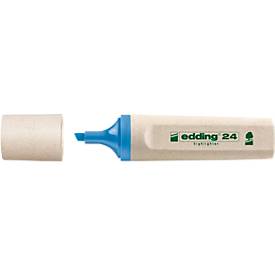 Edding Tekstmarker 24 EcoLine 2 - 5 mm. blauw (doos 10 stuks)