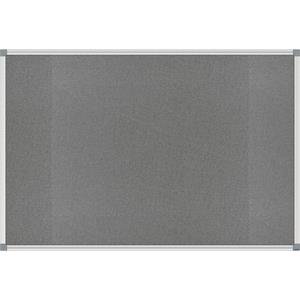MAUL standard prikbord, textiel, 900 x 1800 mm, grijs