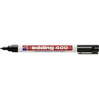 Permanente Markeerstift Edding 400 Zwart 10 Stuks